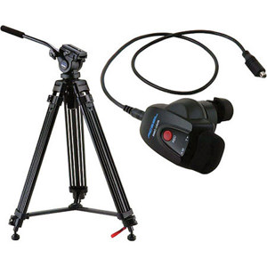  Acebil i-605DX Tripod Package with Sony Lens Zoom Controller, 6.6 lbs Payload 