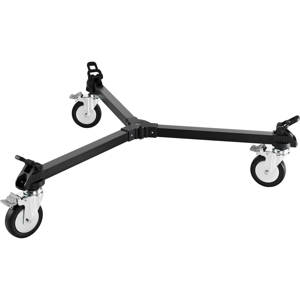  Acebil Heavy Duty Dolly with Carrying Case for Professional, Prosumer, Pedestal and Jib-Arm Series Camera Support Equipment, 200 lbs Load Capacity 