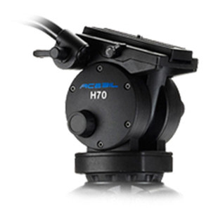  Acebil H70 100mm Ball Head, 3 Steps Counter Balance, 3 Steps Pan and Tilt Drag, 33 lbs Load Capacity 
