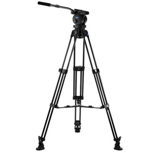  Acebil P-60MX Tripod Kit, Includes H60 100mm Ball Head, T1000 Tripod Stand, MS-3 Middle Spreader, RF-3 Rubber Foot and SC-110 Carrying Case 