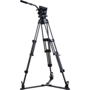  Acebil Tripod Kit, EH-80 100mm Ball Head, T1002C Tripod, GS-3 Ground Spreader and S-52 Case, Supports 17-40lbs, Max Height 68" 