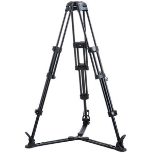  Acebil 2 Stage 100mm Ball Base Aluminum Tripod with GS-3 Ground Spreader, 88 lb Load Capacity, 17.7-60.2" Height Adjustment Range 