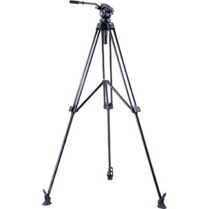  Acebil J-805MX 1-Stage Tripod with 2-Position Middle Spreader and #805, 75mm Ball Leveling Head, 59" Maximum Height, Holds Up to 8.8lbs 