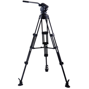  Acebil P-32MX Professional Tripod System with QR Video Pan Head, T752 Aluminum Tripod, MS-3 Middle Brace, RF-3 Foot, Supports 17.6 lbs. Max Height 65". 