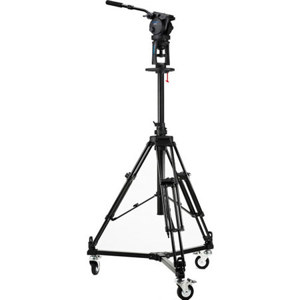  Acebil PD70S Pro Pedestal System, Includes PD1800 Pro Pedestal, H70 Ball Head with Dual Pan Handle + PB-5(L), D7 Dolly, Carry Cases 