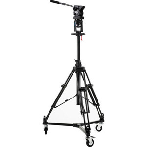  Acebil PD80S Pro Pedestal System, Includes PD1800 Pro Pedestal, EH80 Ball Head with Dual Pan Handle + PB-5(L), D7 Dolly, Carry Cases 