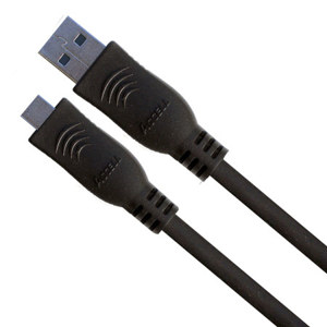 Accell 6' USB 2.0 Hi-Speed A/Micro-B Plug Cable A117B-006B