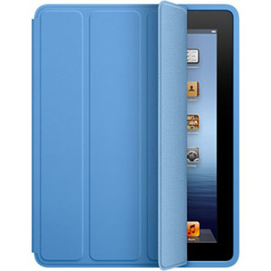 Apple iPad Smart Case - Polyurethane - Blue - for iPad 2, iPad 3 & iPad 4: Picture 1 regular