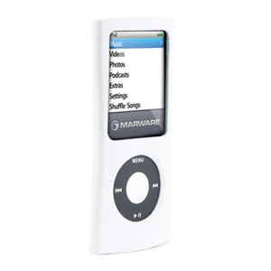 Marware Sport Grip Deluxe for iPod Nano 4G, White/Gray: Picture 1 regular