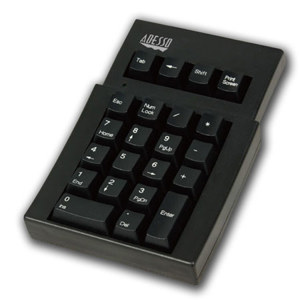 Adesso AKP-220B 22 Key Mechanical USB Numeric Keypad AKP-220B