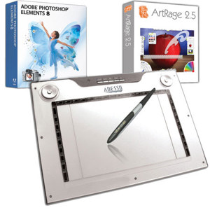 Adesso CyberTablet M14 12x7.5" Widescreen Media USB Graphic Tablet CYBERTABLETM14