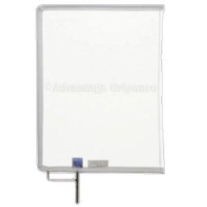  Advantage Gripware 18x24" Single Net, White Fabric Open End Scrim. 