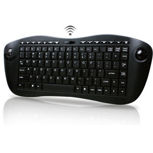 Adesso WKB-3000U Wireless RF Mini Trackball Keyboard WKB-3000U