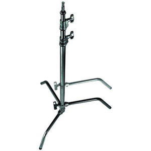  Avenger 5.75' C-Stand 18 with Sliding Leg, 2 Risers, Black 
