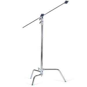  Avenger 10.76' C-Stand 33 Kit with Sliding Leg, 40" Extension Arm / 2.5" Grip Head 3 Sections, 2 Risers, Chrome 
