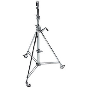 Avenger 12.8ft Wind Up 39 Cine Stand, Chrome Steel: Picture 1 regular