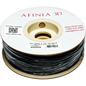  Afinia Value-Line 1.75mm ABS Filament for  3D Printers, Black 