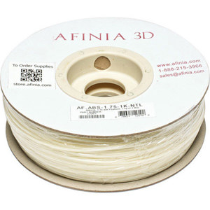  Afinia Value-Line 1.75mm ABS Filament for  3D Printers, Natural 