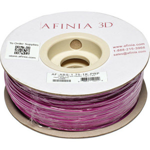  Afinia Value-Line 1.75mm ABS Filament for  3D Printers, Purple 