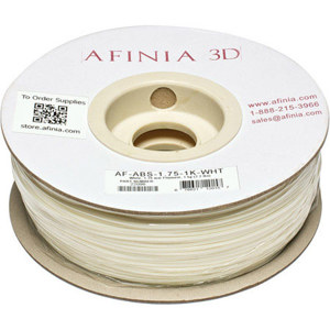  Afinia Value-Line 1.75mm ABS Filament for  3D Printers, White 