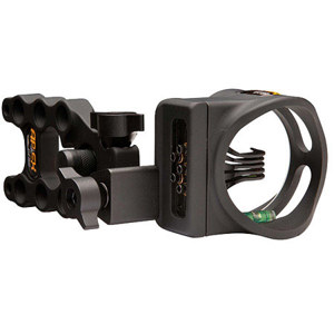  Apex Gear Accu-Strike Pro 5 Select 5-Pin Bow Sight, 0.019" Diameter, Black 