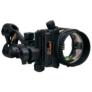  Apex Gear Axim 4 Light 4-Pin Bow Sight, 0.019" Diameter, Black 