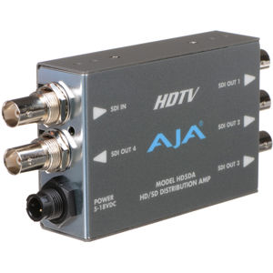 AJA HD5DA 1x4 High Definition Video Distribution Amplifier HD5DA