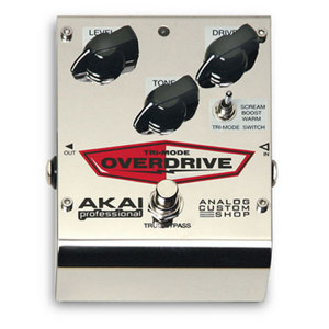 Akai Tri-Mode Drive Overdrive Guitar Pedal TRI-MODE OVERDRIVE