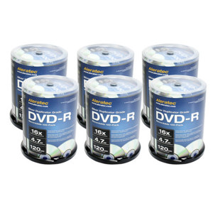 Aleratec Silver Duplicator Grade 16x DVD-R Recordable 600-Pack 230119