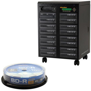 Aleratec 1:15 Blu-Ray/DVD/CD Tower Publisher SLS Duplicator 260203 K