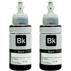  Aleratec RoboJet Disc AutoPrinter Ink, Black, 2 Pack 