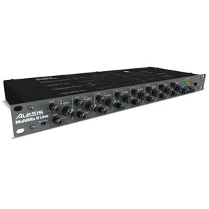 Alesis MultiMix 8 Line 8-Channel Stereo Audio Line Mixer MULTIMIX 8 LINE
