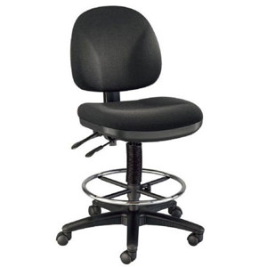 Alvin Prestige Artist/Drafting Chair, Black: Picture 1 regular