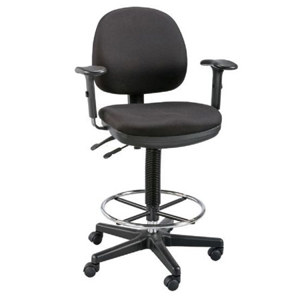 Alvin Zenith Drafting Chair, Black: Picture 1 regular