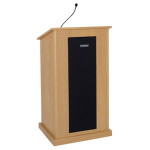 AmpliVox S470 Chancellor Lectern, Light Oak: Picture 1 regular