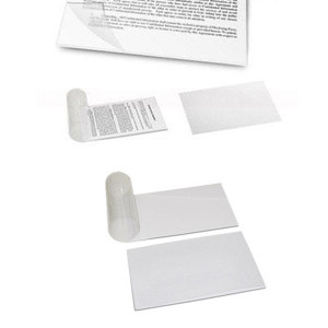  Ambir Document Sleeve Kit for Sheetfed and ADF Scanners, 8.5x11.5", 10 Pack, Clear 