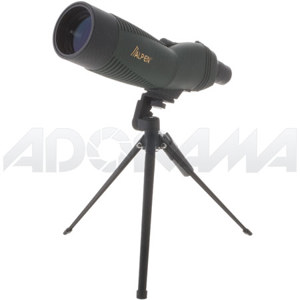  Alpen 18-36x60 Waterproof Rubber Covered Straight View Spotting Scope, Multi Coated, with Tripod and Carrying Case 