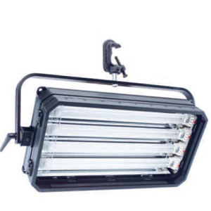  Arri Studio Cool 4, Four Tube Fluorescent Light Unit, Non-Dimming, Stand Model, 220 Watt, 120 Volts AC. 