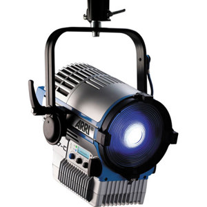  Arri L7-T Tungsten LED Fresnel, Hanging, 3200K Color Range, 220W Rating, Silver/Blue 