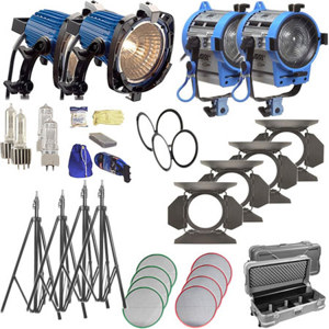 Arri Arrilite/Fresnel Tungsten 4 Light Combo Kit: Picture 1 regular