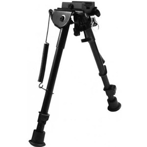  AIM Sports H-Style Spring Tension Bipod, 9.5 - 15" Adjustable Height, Medium 
