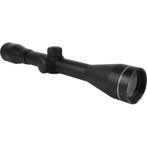  AIM Sports 6x40 Fixed Power Riflescope Matte Black Finish with Mil-Dot Reticle & Rings, 1" Tube Diameter 