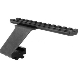  AIM Sports Universal Pistol Scope Mount with Weaver Base, Attaches to Under Frame Picattiny Rail 