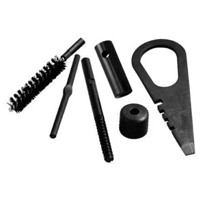  AIM Sports Cleaning Kit for Mosin Nagant Rifle, with Muzzle Protector, Cleaning Rod Jag, Brush, Firing Pin Depth Gauge with Screwdriver Tip, Pouch 