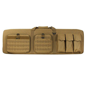  AIM Sports 46" Padded Weapons Case for Two Rifles up to 45" Long, Tan 