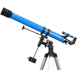  iOptron 70mm Refractor Telescope, 900mm Focal Length, with EQ-2 German Equatorial Mount, Blue 