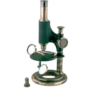 iOptron Electronic Antique Microscope, 100x Power, 2x, 10x Objective Lenses, USB Interface 