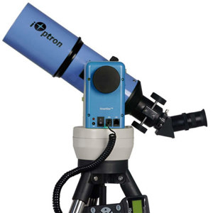  iOptron SmartStar-E-R80  Blue 80mm Refractor OTA, Altazimuth "Cube" Mount, #8403 GoToNova Controller & Heavy Duty S.S. Tripod 