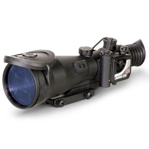  ATN Mars6x-4 6x Night Vision Weapon Riflescope, 64-72 lp/mm Resolution, F2.0, 160mm Lens System, 25m-infinity Focus Range, Red/Amber Mil-Dot Reticle 