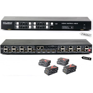 Atlona 4x8 HDMI Matrix Switch with 8x Cat5 Receiver: Picture 1 regular